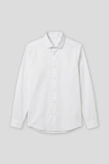 Camicia tinta unita 100% cotone|Colore:Bianco