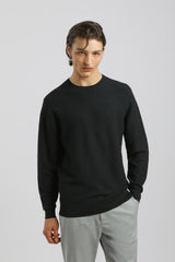Maglia girocollo strutturata|Colore:Blue
