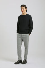Maglia girocollo strutturata|Colore:Blue