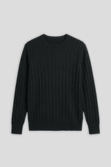 Maglia girocollo strutturata|Colore:Blue