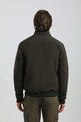 Bomber imbottito con collo lupetto|Colore:Nero