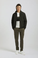 Bomber imbottito con collo lupetto|Colore:Nero