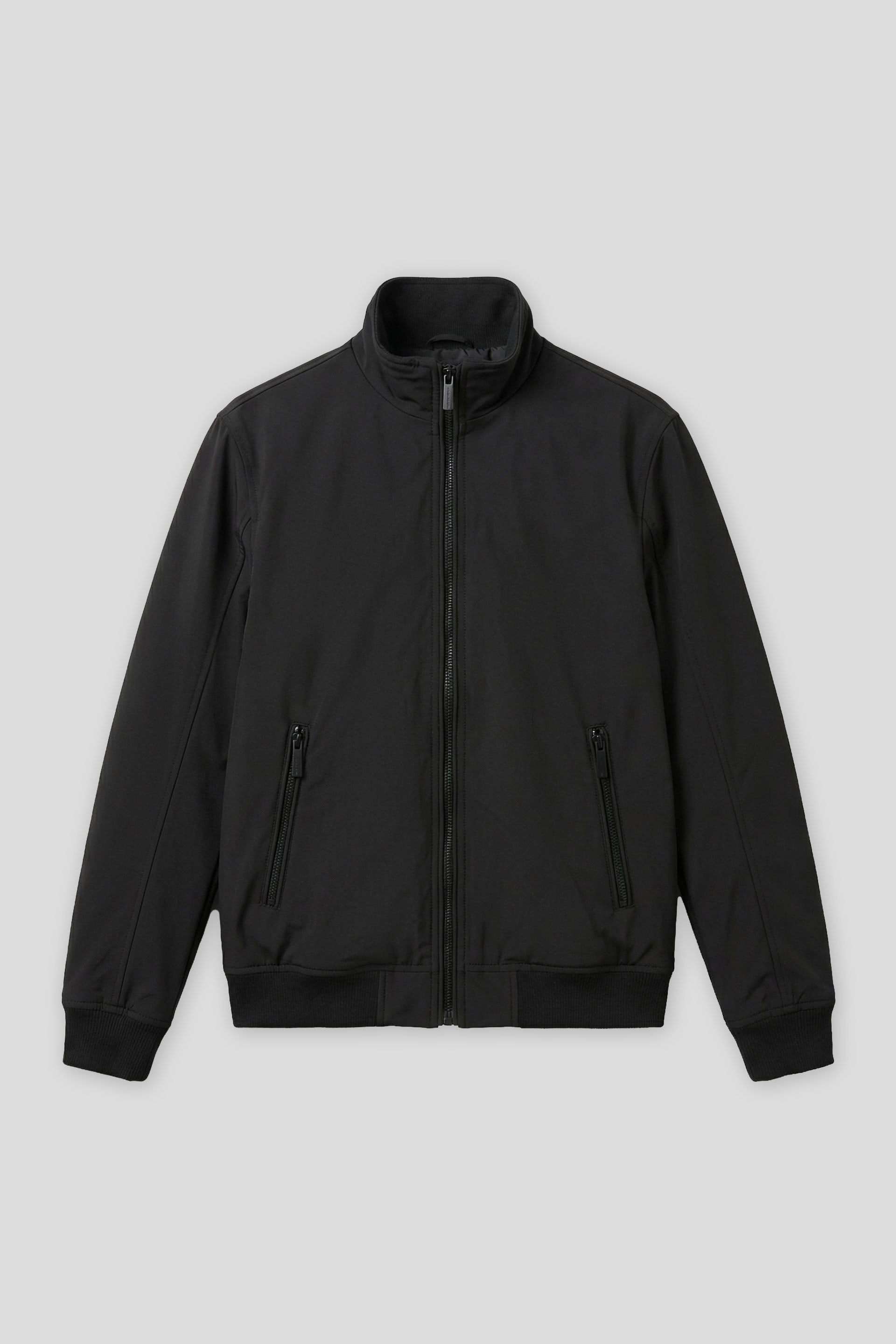 Bomber imbottito con collo lupetto|Colore:Nero