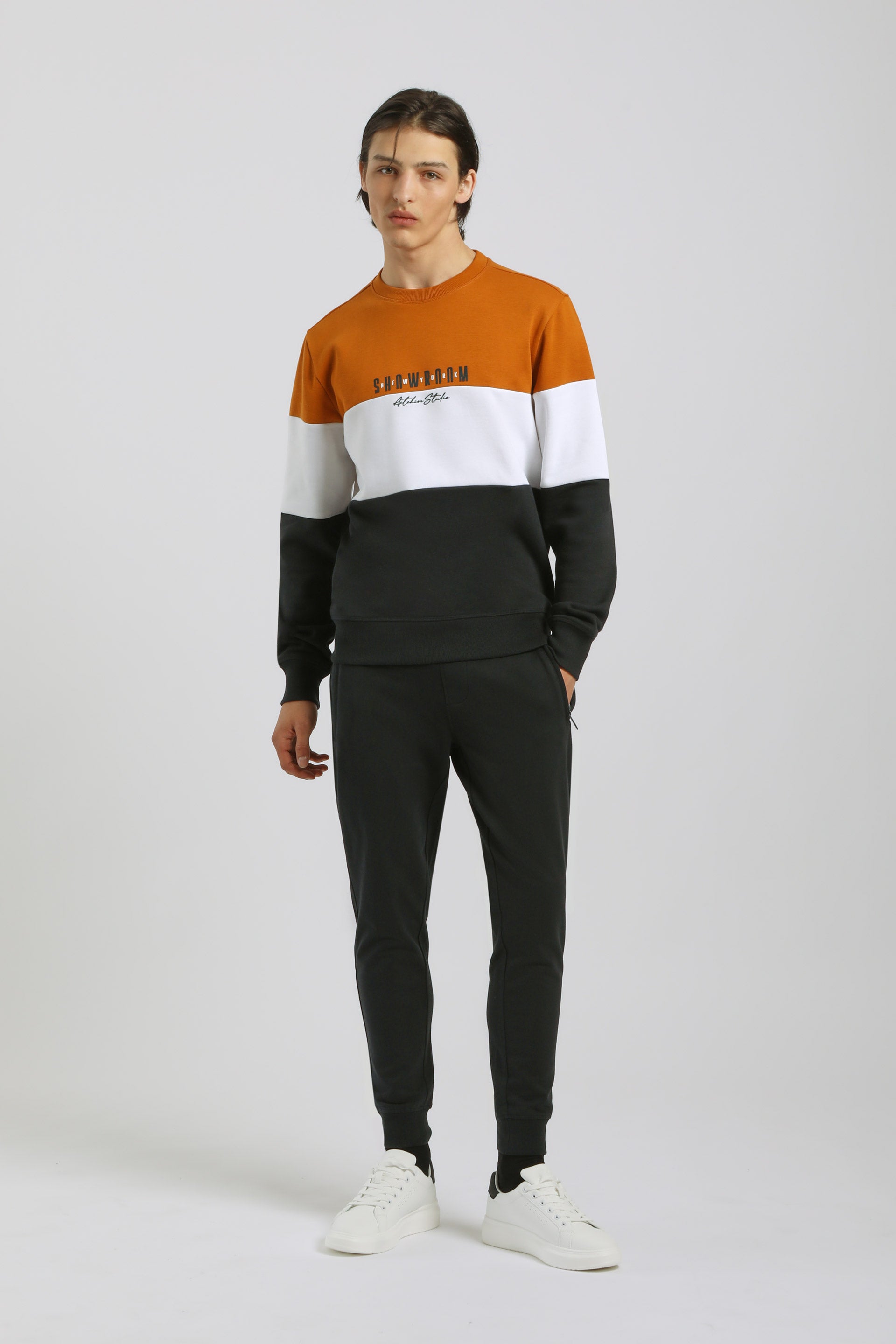 Jogger in felpa|Colore:Blue