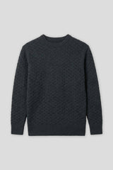 Maglia girocollo strutturata|Colore:Avion