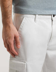 Bermuda cargo 100% cotone|Colore:Bianco