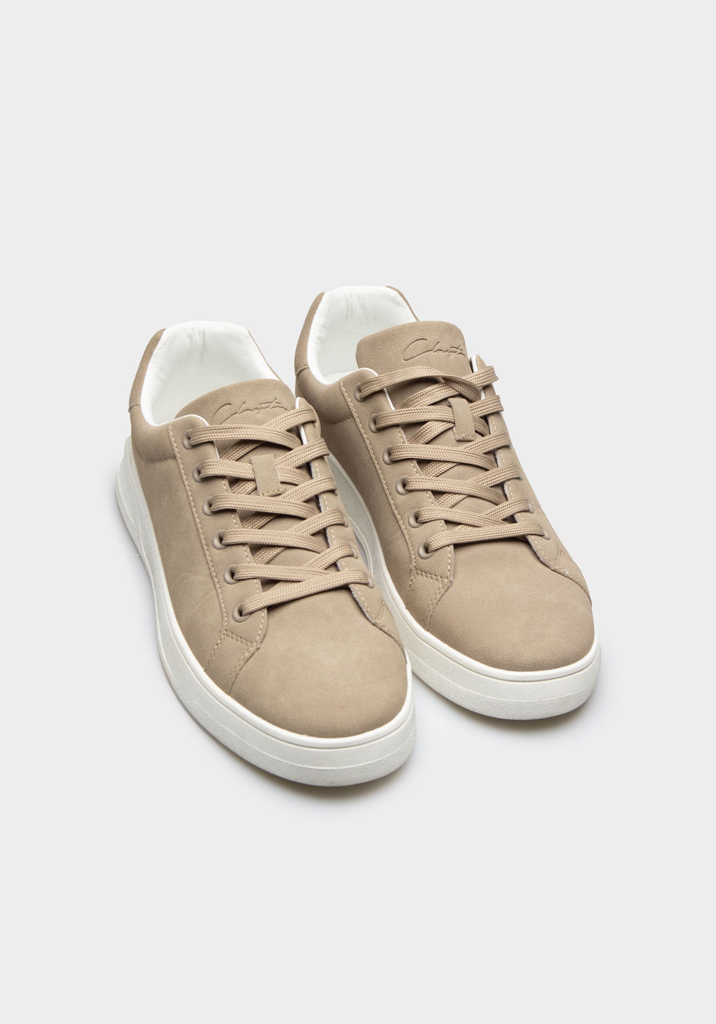 Sneakers effetto pelle|Colore:Sabbia