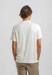 T-shirt effetto lino |Colore:Off white
