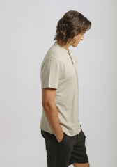 T-shirt effetto lino |Colore:Beige