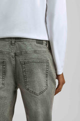 Jeans slim fit grigio|Colore:Jeans grigio