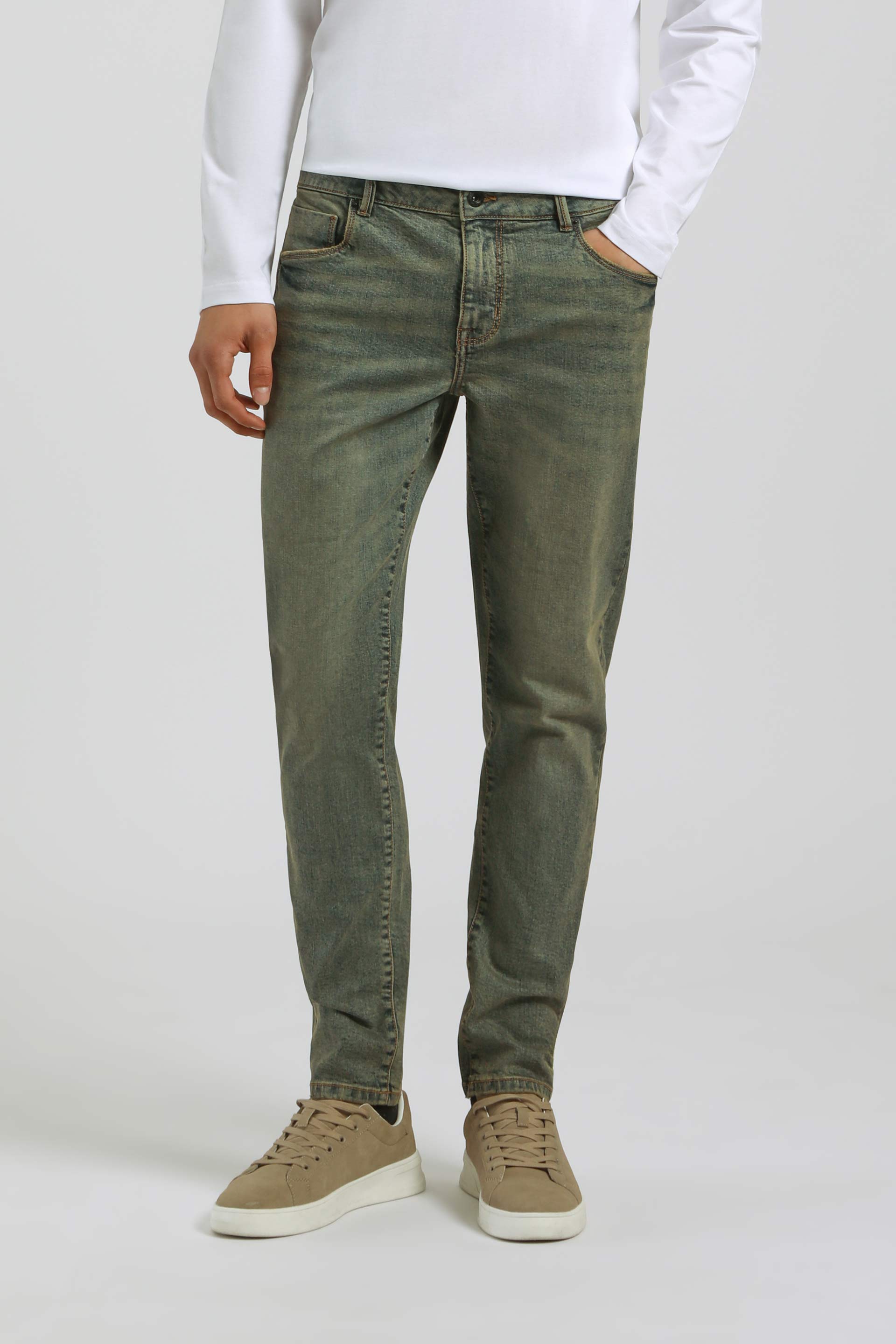 Jeans slim fit grigio|Colore:Jeans