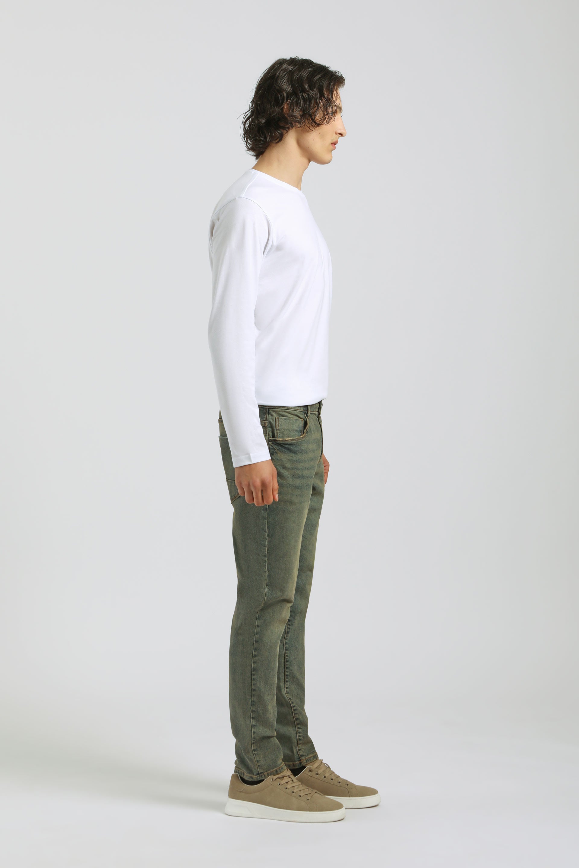 Jeans slim fit grigio|Colore:Jeans