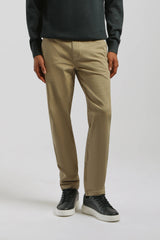 Pantaloni chino in cotone|Colore:Beige