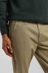 Pantaloni chino in cotone|Colore:Beige