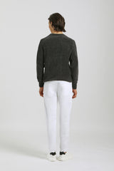 Pantaloni cinque tasche|Colore:Bianco