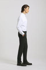 Pantaloni chino microfantasia|Colore:Nero