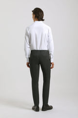 Pantaloni chino microfantasia|Colore:Blue