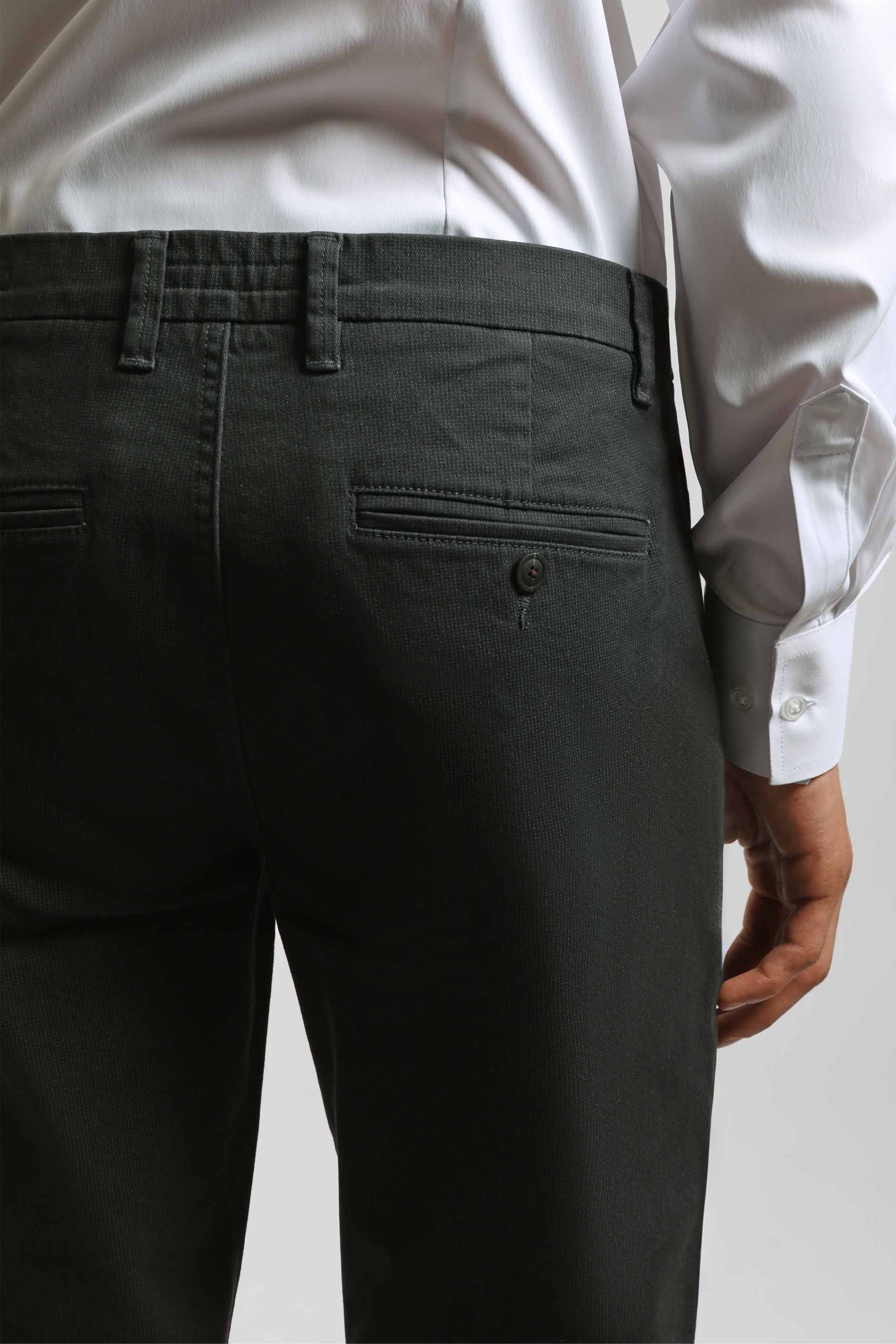 Pantaloni chino microfantasia|Colore:Blue