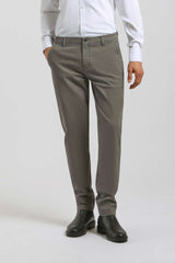Pantaloni chino microfantasia|Colore:Sabbia