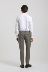 Pantaloni chino microfantasia|Colore:Sabbia