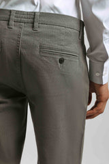 Pantaloni chino microfantasia|Colore:Sabbia