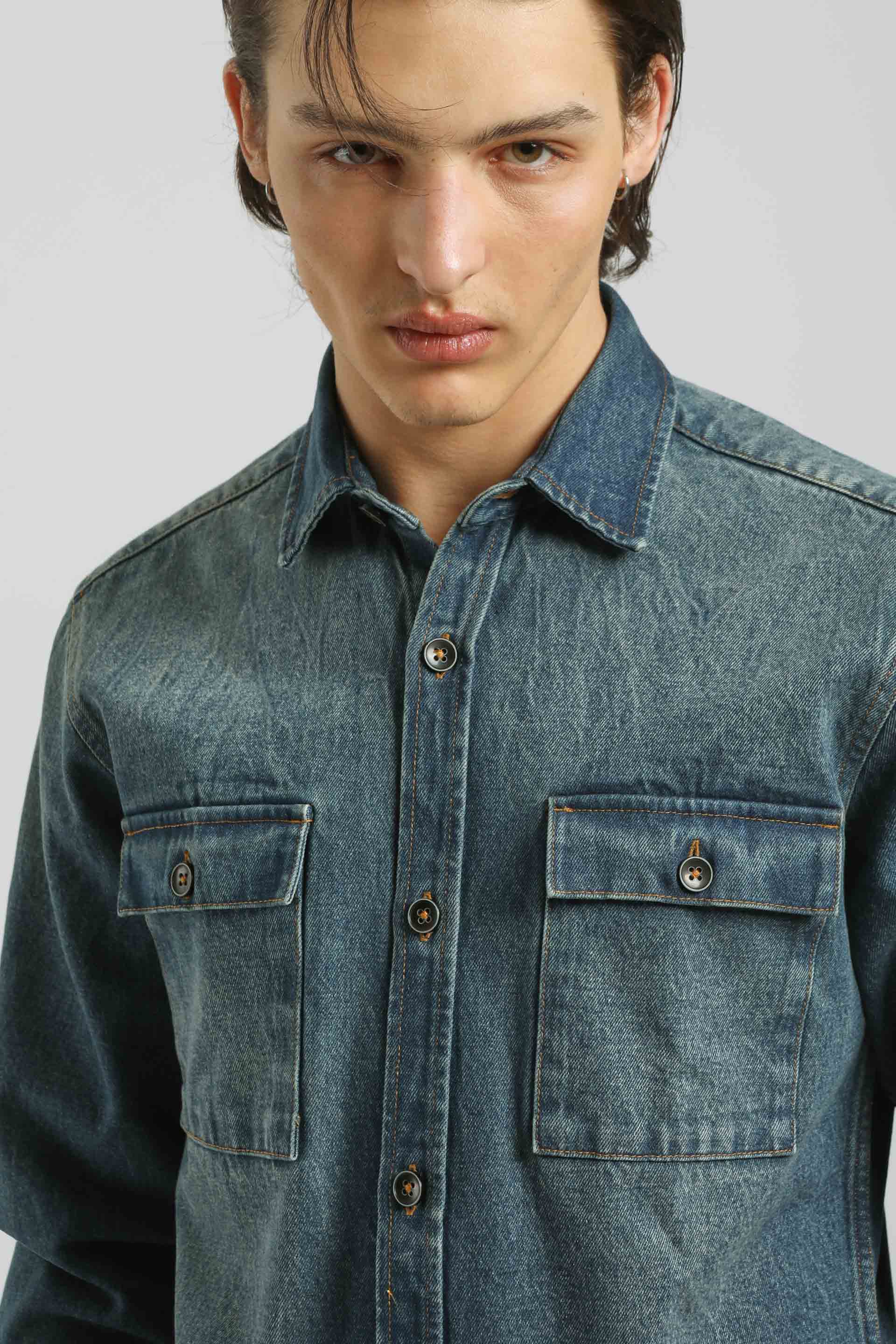 Camicia di jeans|Colore:Jeans