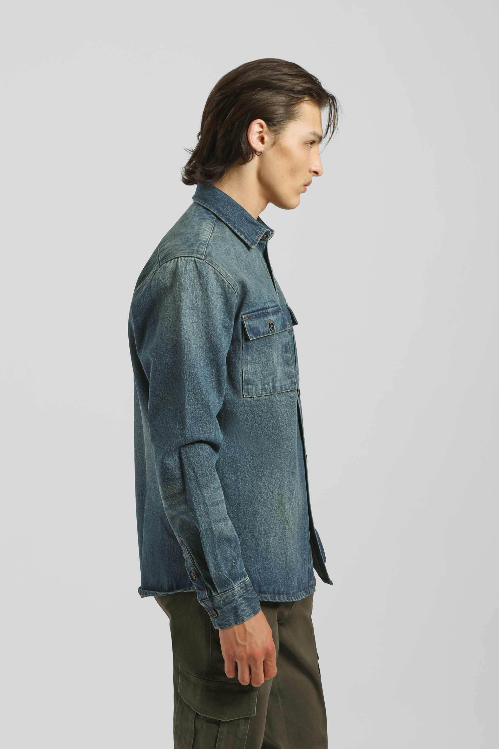 Camicia di jeans|Colore:Jeans