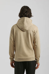 Felpa zip con cappuccio|Colore:Sabbia