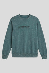 Felpa girocollo 100% cotone|Colore:Ciano