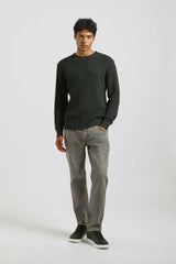 Maglia girocollo 100% cotone|Colore:Nero