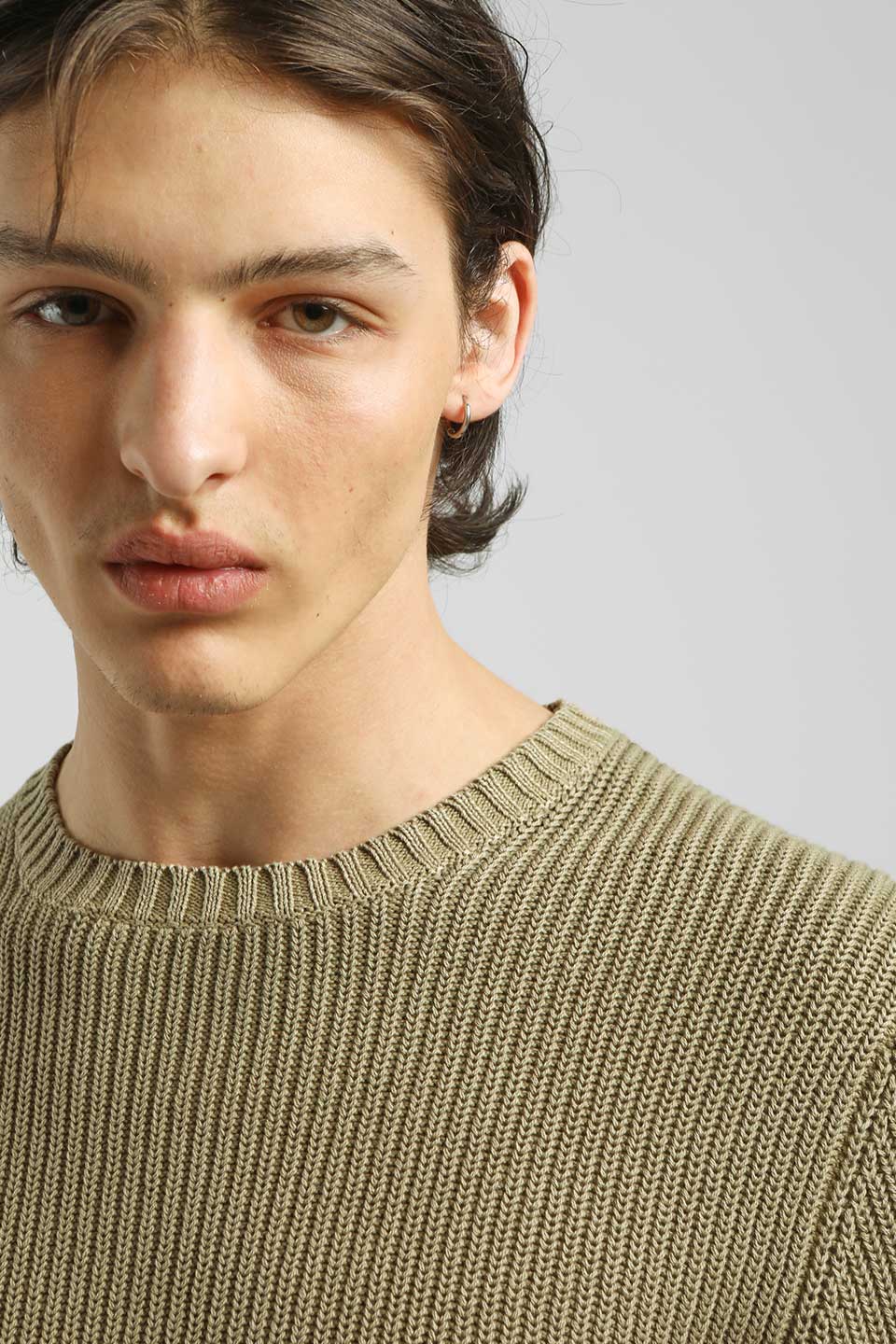 Maglia girocollo 100% cotone|Colore:Safari