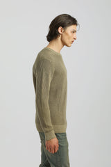 Maglia girocollo 100% cotone|Colore:Safari