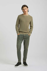 Maglia girocollo 100% cotone|Colore:Safari
