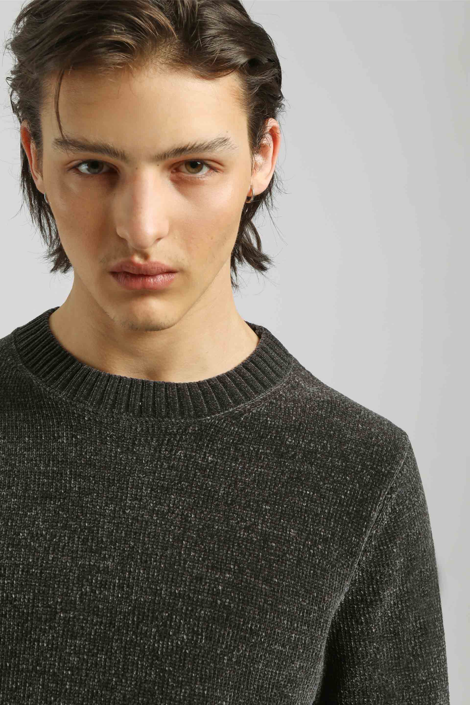 Maglia girocollo|Colore:Grigio