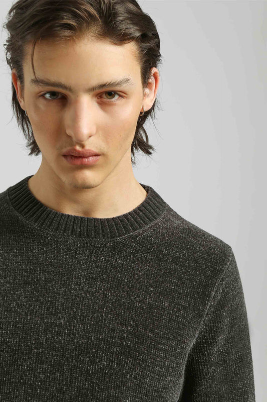 Maglia girocollo|Colore:Grigio