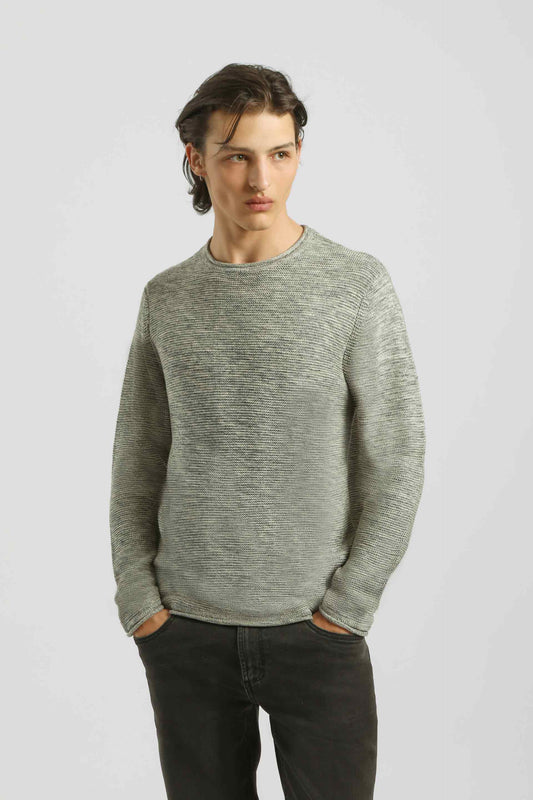 Maglia girocollo 100% cotone|Colore:Grigio tw
