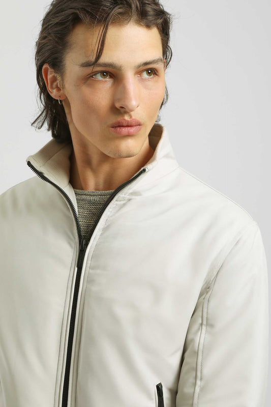 Bomber imbottito con collo lupetto|Colore:Ghiaccio
