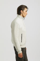 Bomber imbottito con collo lupetto|Colore:Ghiaccio
