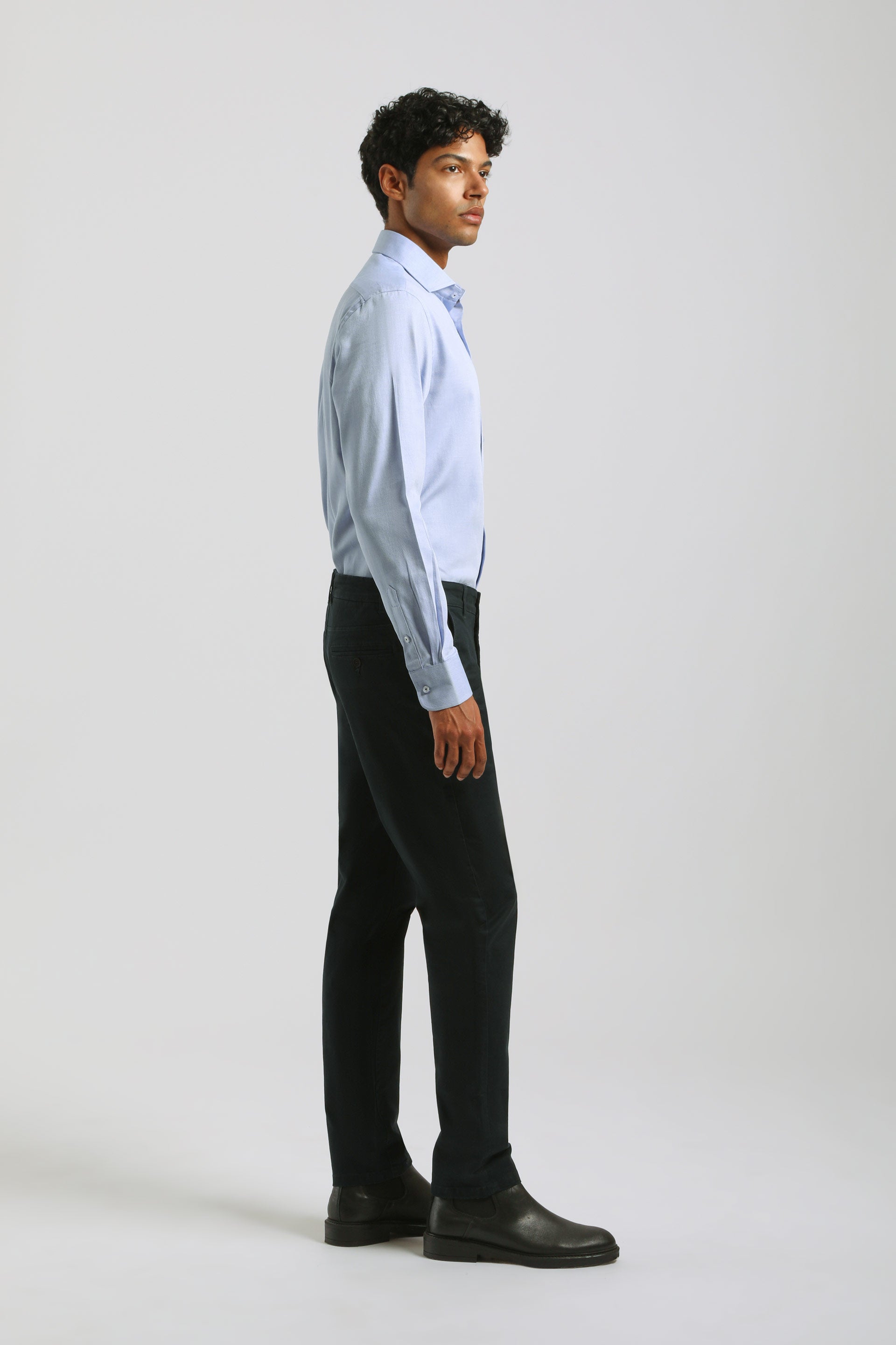 Pantaloni chino in cotone|Colore:Blue