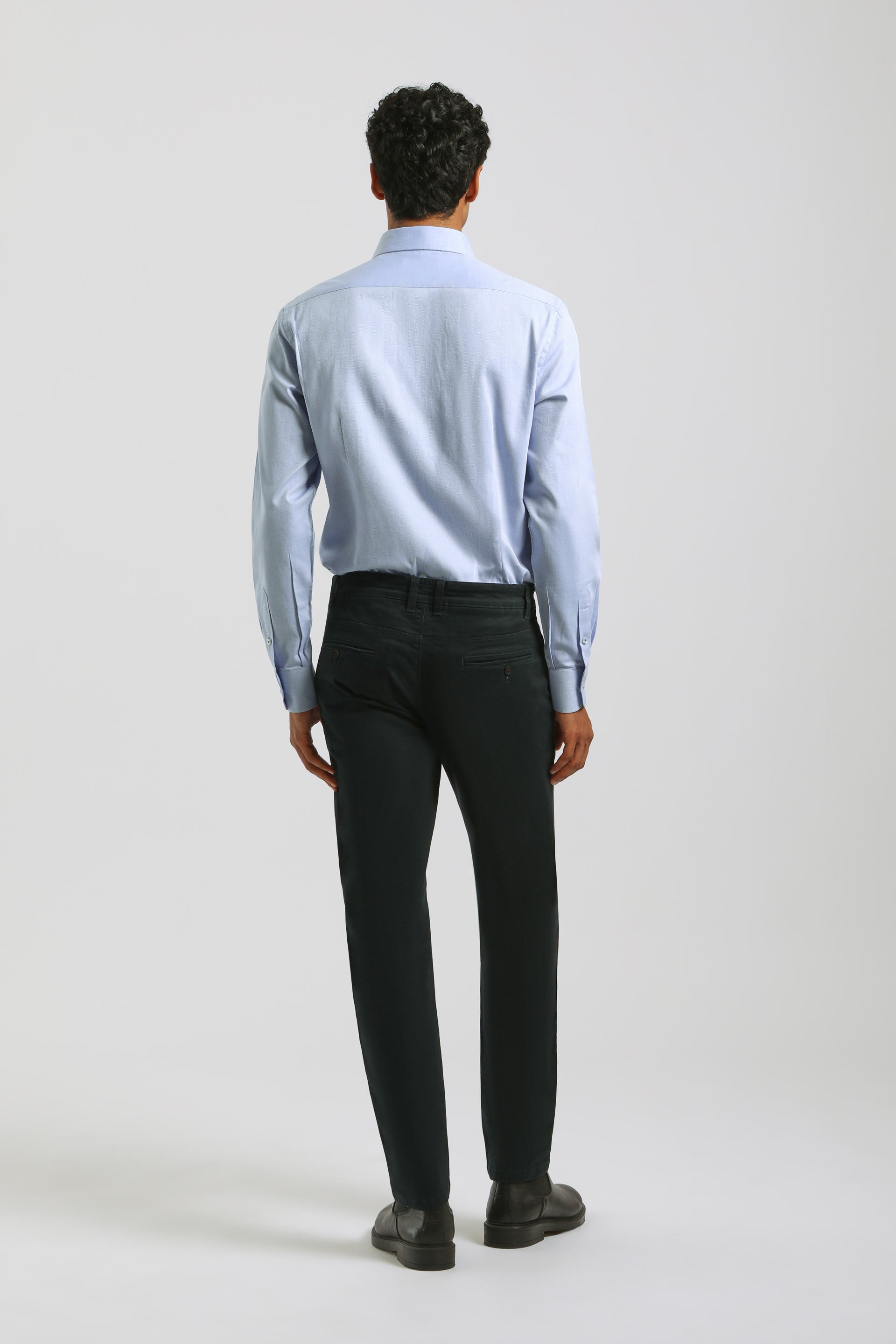 Pantaloni chino in cotone|Colore:Blue
