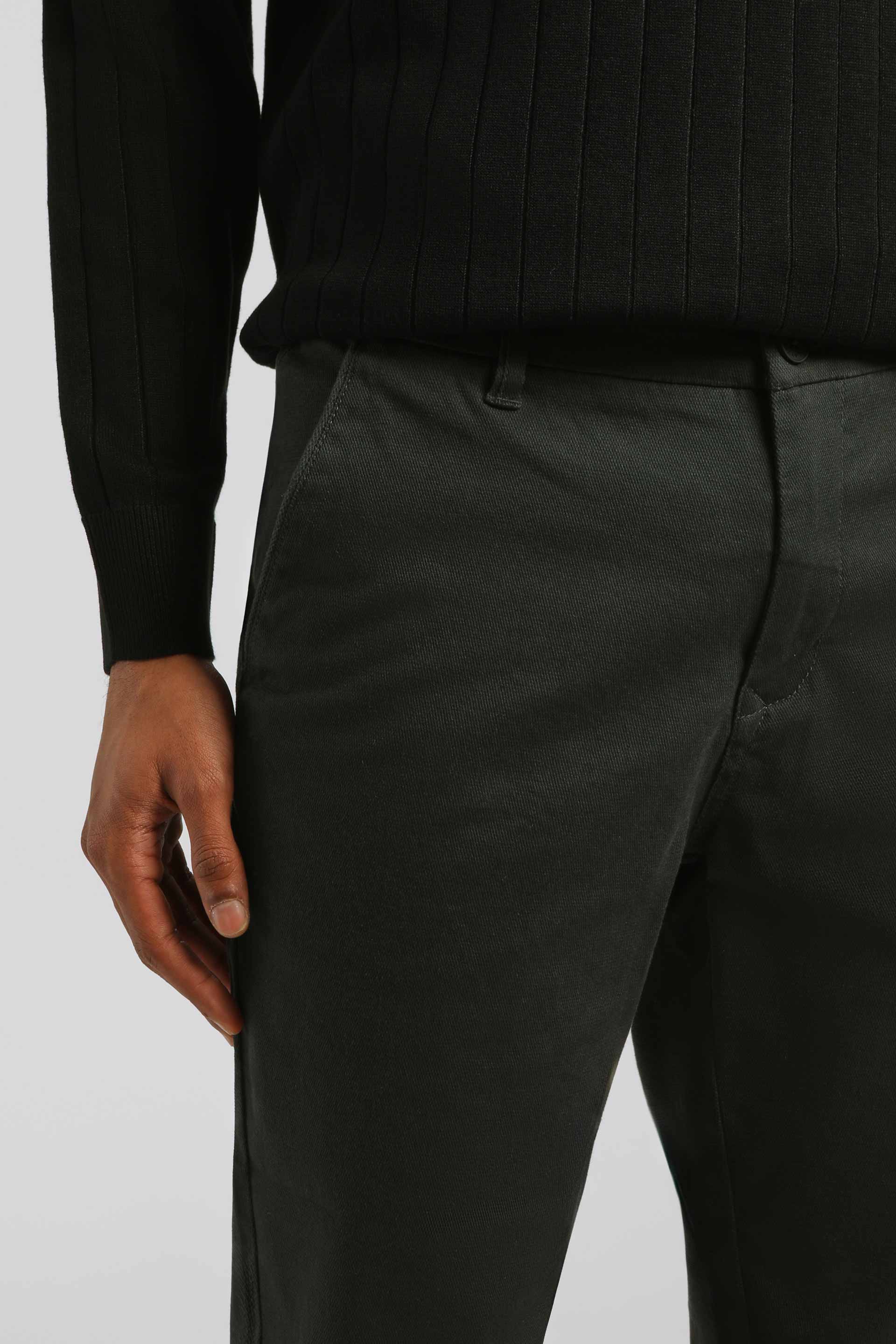 Pantaloni chino in cotone|Colore:Antracite