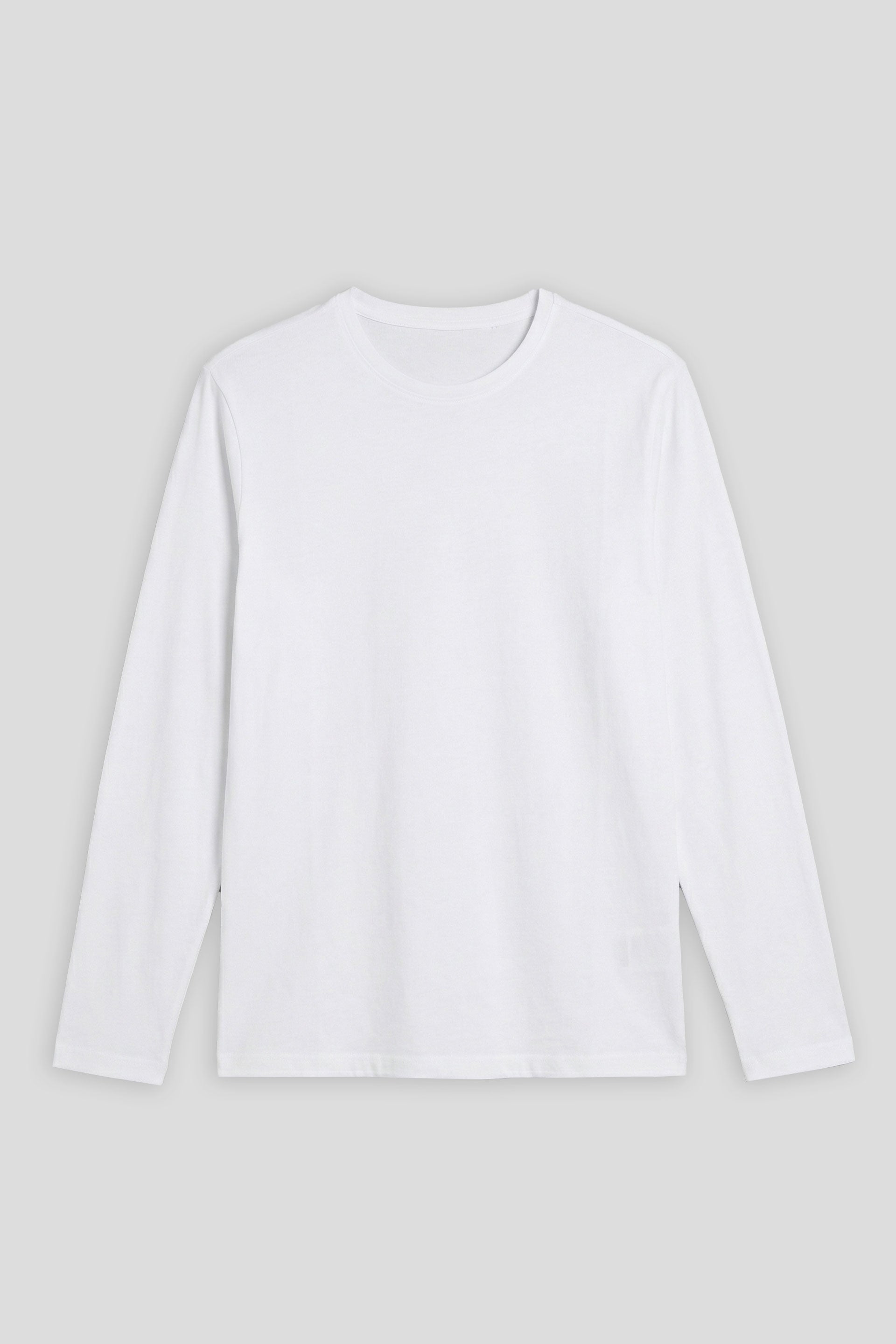T-shirt manica lunga 100% cotone|Colore:Bianco