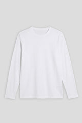 T-shirt manica lunga 100% cotone|Colore:Bianco