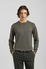 T-shirt manica lunga 100% cotone|Colore:Grigio scuro