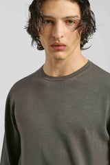 T-shirt manica lunga 100% cotone|Colore:Grigio scuro