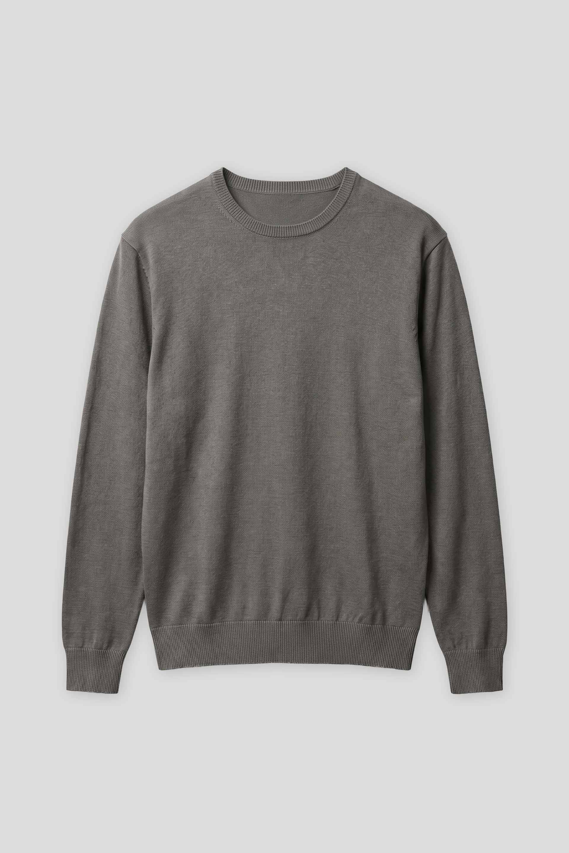 T-shirt manica lunga 100% cotone|Colore:Grigio scuro