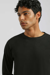 T-shirt manica lunga 100% cotone|Colore:Nero