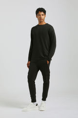 T-shirt manica lunga 100% cotone|Colore:Nero