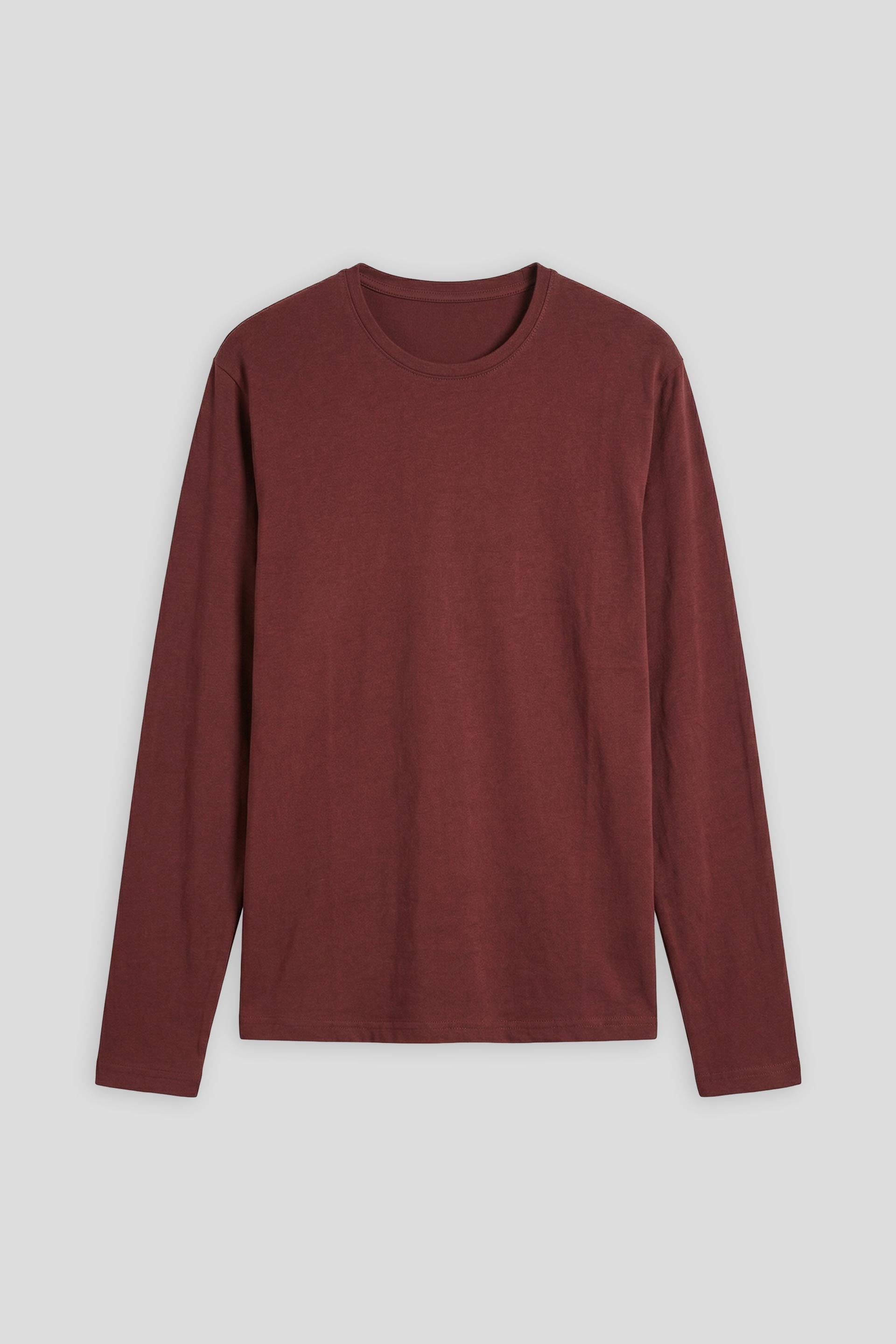 T-shirt manica lunga 100% cotone|Colore:Rubino