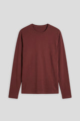 T-shirt manica lunga 100% cotone|Colore:Rubino
